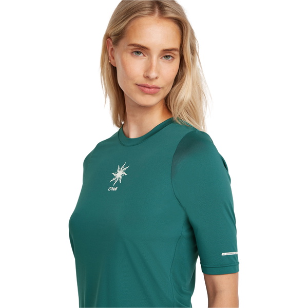 2026 O'Neill Womens Hybrid UPF Polygiene T-Shirt 1850243 - Botanical Heat